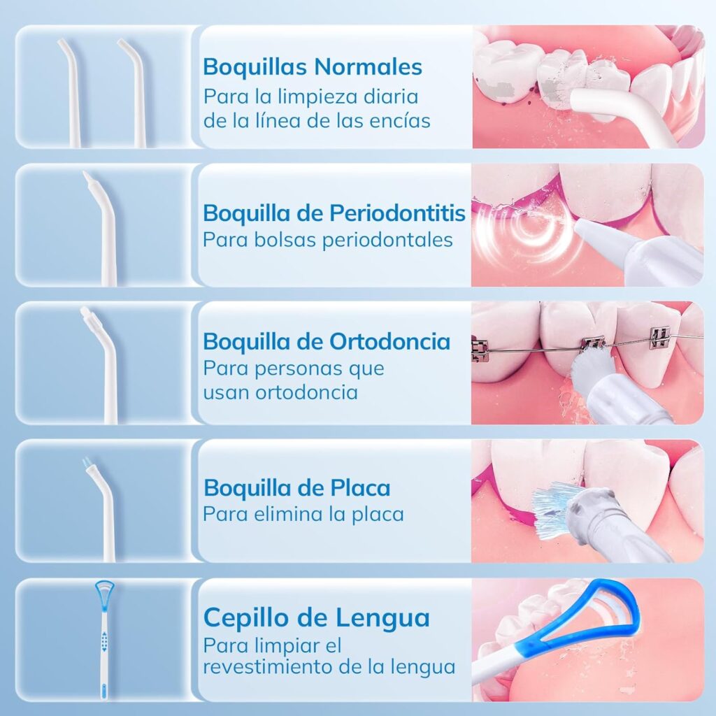 Irrigador dental con brackets: consejos